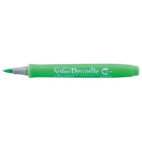 Marker Toma Artline Decorite Brush, Zielony Neon